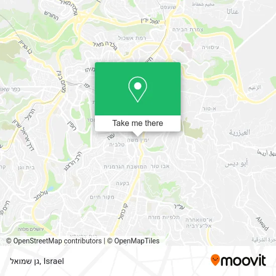 Карта גן שמואל