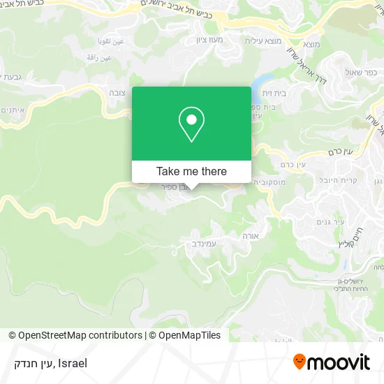 Карта עין חנדק