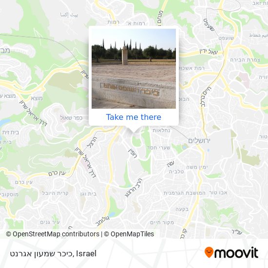 Карта כיכר שמעון אגרנט