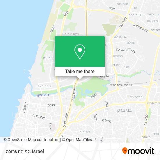 Карта גני התערוכה