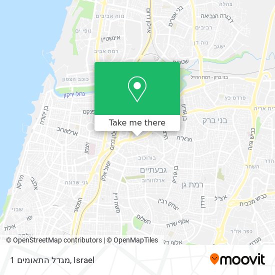 1 מגדל התאומים map