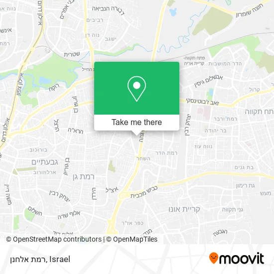 Карта רמת אלחנן