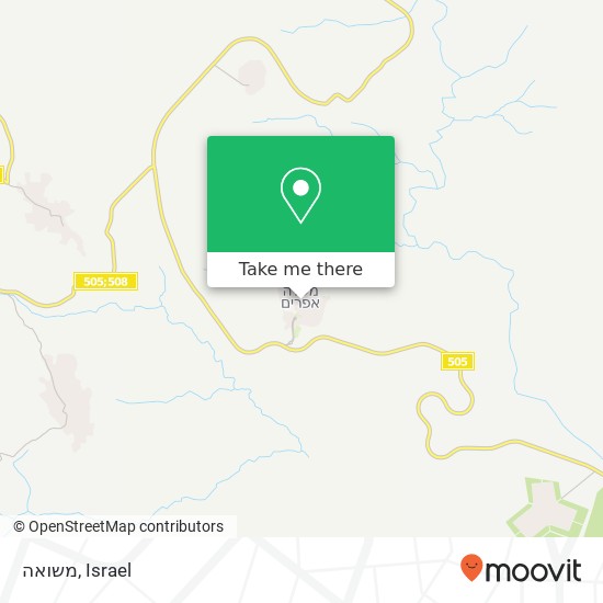 משואה map