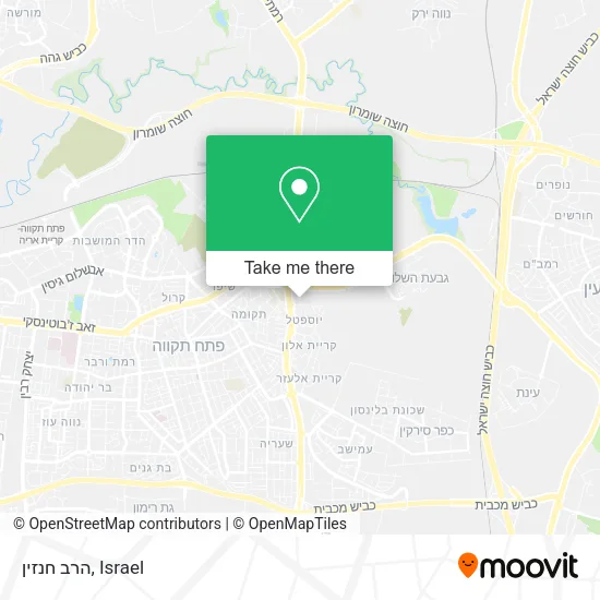 Карта הרב חנזין