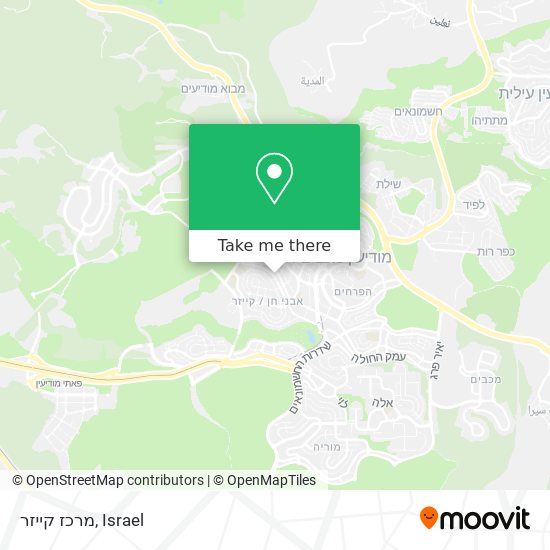 מרכז קייזר map