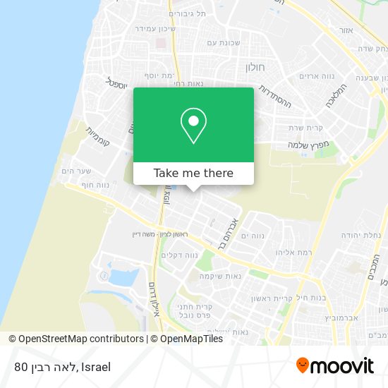 לאה רבין 80 map