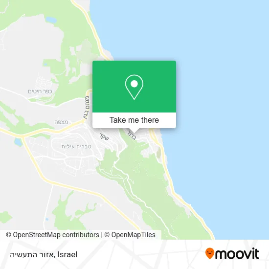 Карта אזור התעשיה