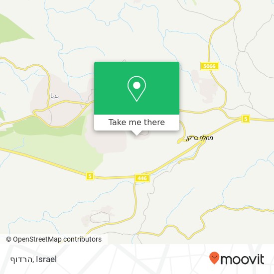 הרדוף map