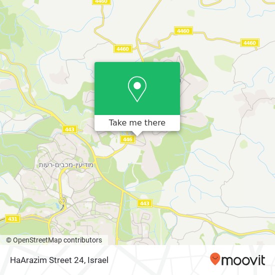 HaArazim Street 24 map