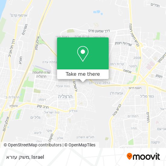 משק עזרא map