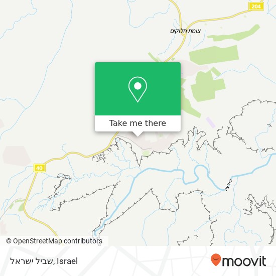 Карта שביל ישראל