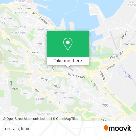 גן הבנים map