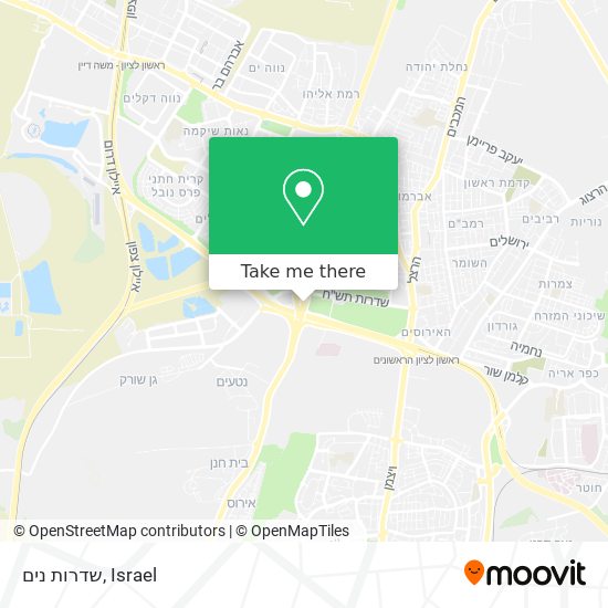 שדרות נים map