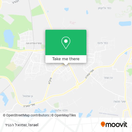 שמואל הנגיד map