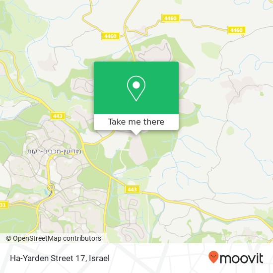 Ha-Yarden Street 17 map
