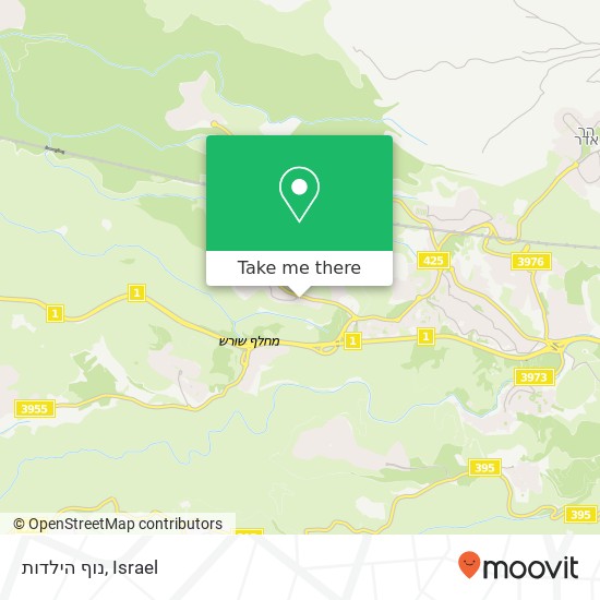 נוף הילדות map