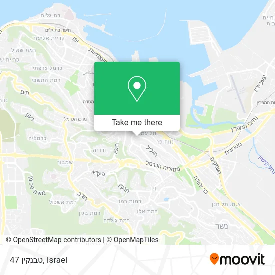 Карта טבנקין 47