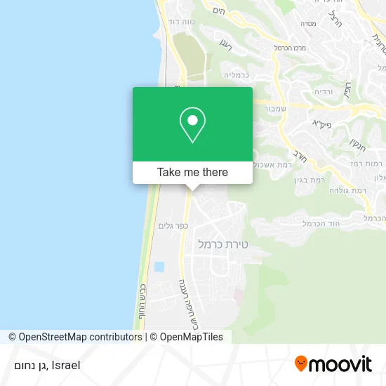 Карта גן נחום