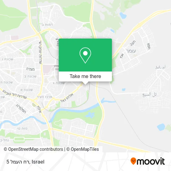 Карта רח העמל 5