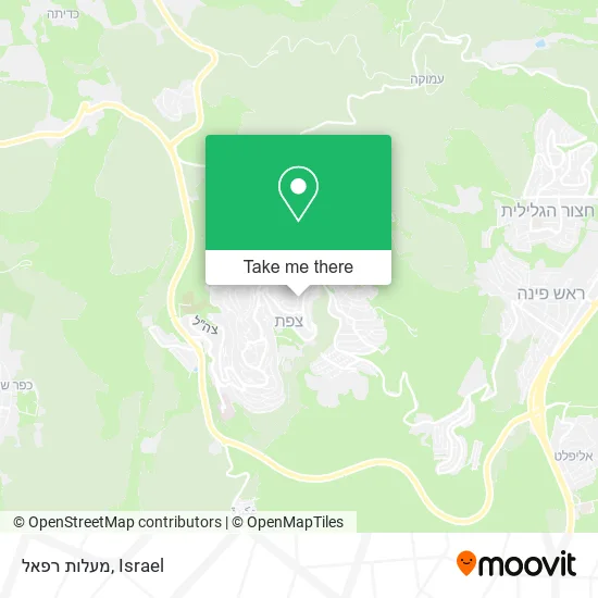 Карта מעלות רפאל