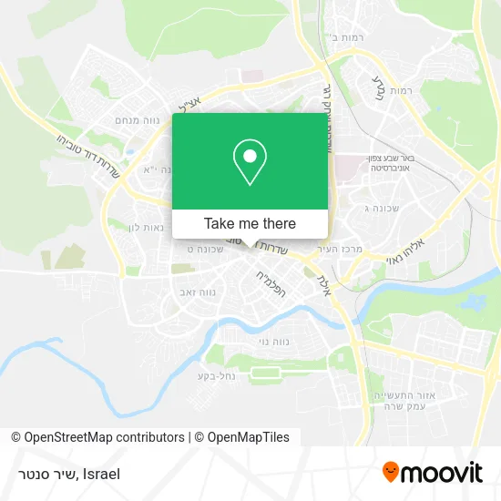 Карта שיר סנטר
