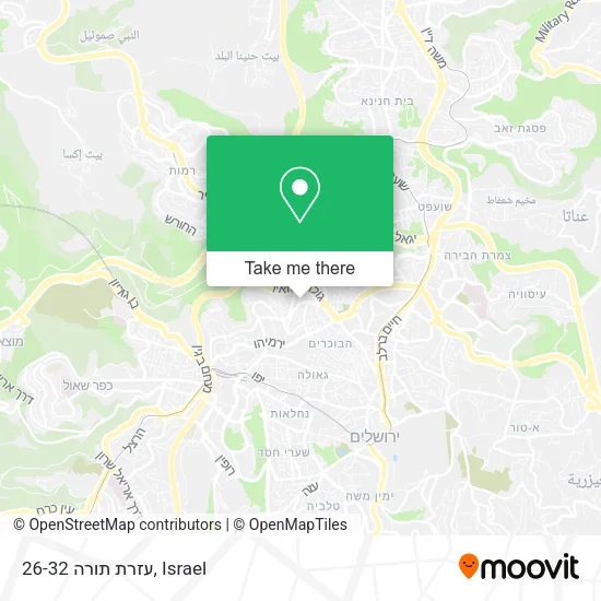 Карта עזרת תורה 26-32