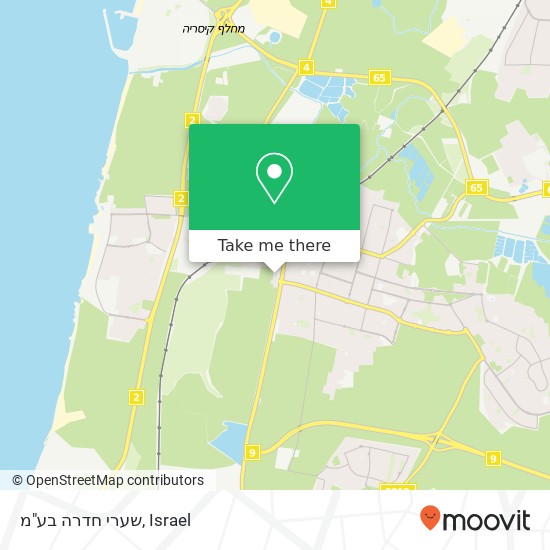 שערי חדרה בע"מ map