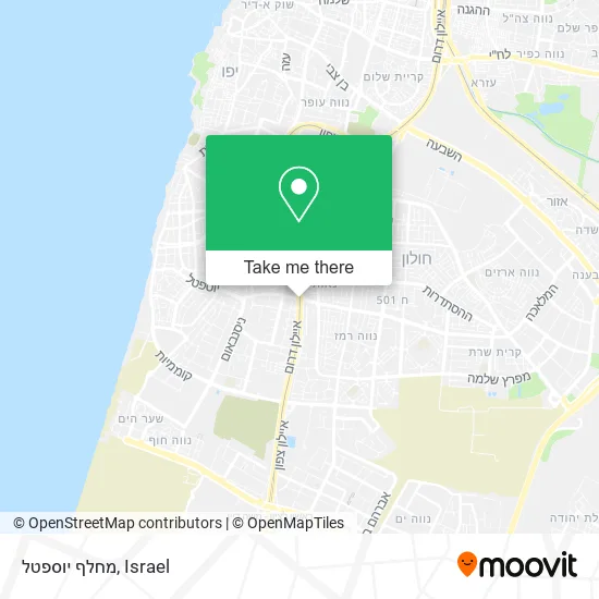 Карта מחלף יוספטל