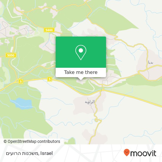 משכנות הרועים map