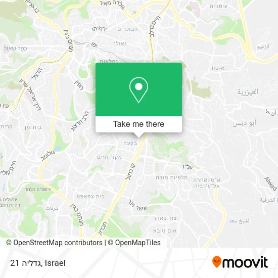 Карта גדליה 21