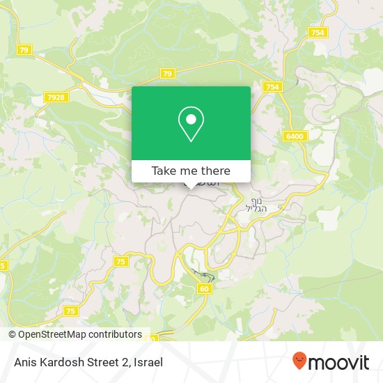 Anis Kardosh Street 2 map