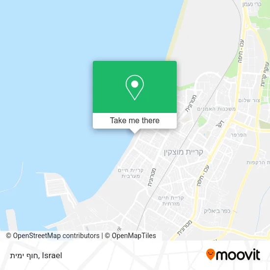 Карта חוף ימית