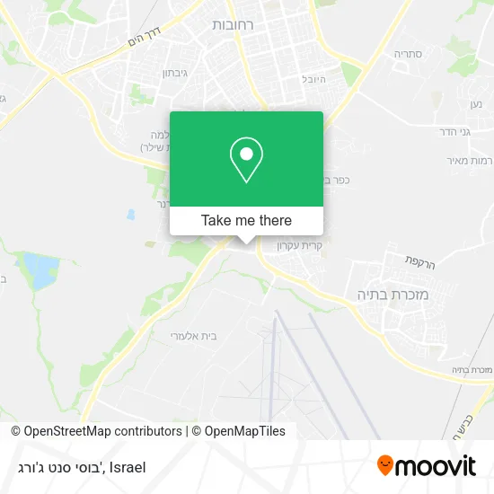 Карта בוסי סנט ג'ורג'