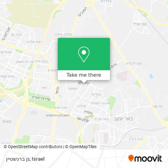 גן ברנשטיין map