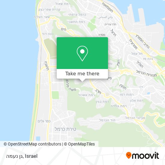 גן נעמה map