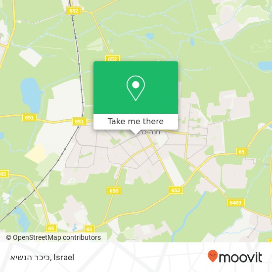 כיכר הנשיא map