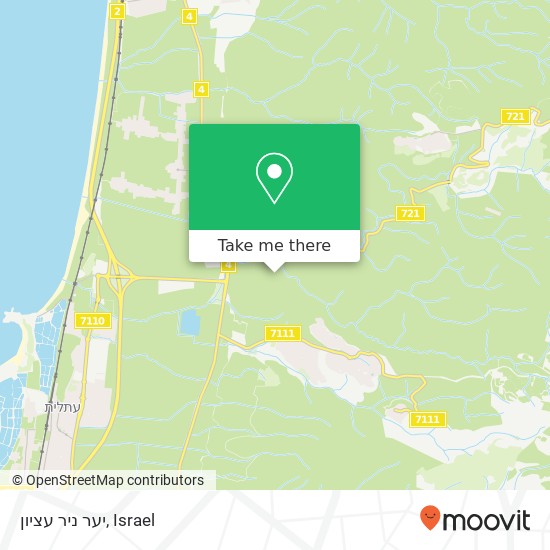 יער ניר עציון map