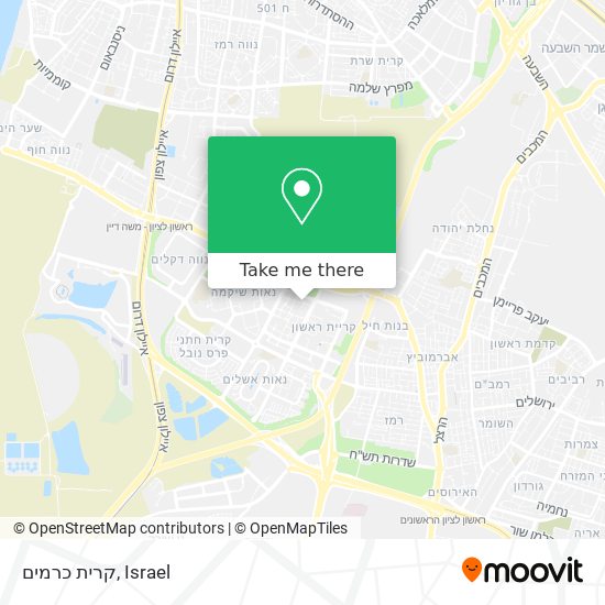 קרית כרמים map