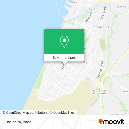 Карта פארק סיטי