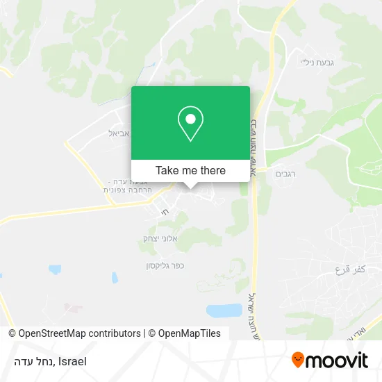 Карта נחל עדה