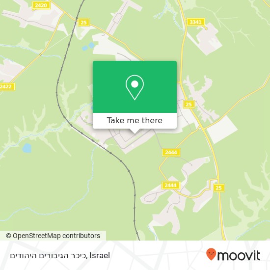 כיכר הגיבורים היהודים map