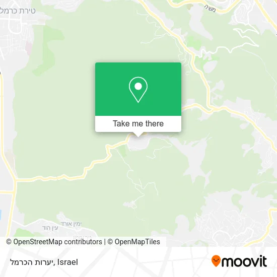 Карта יערות הכרמל