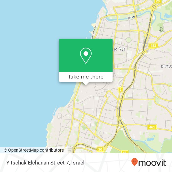 Карта Yitschak Elchanan Street 7