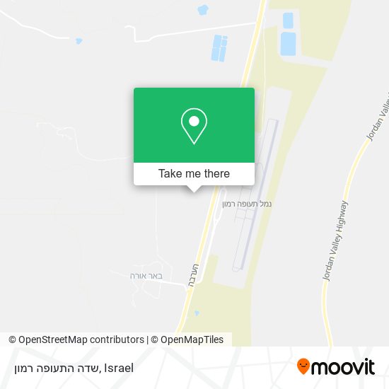 שדה התעופה רמון map