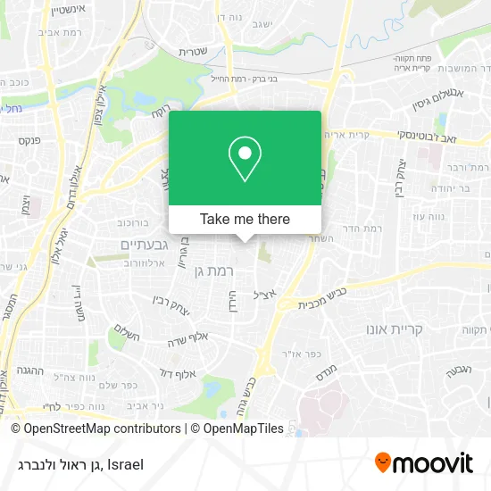 Карта גן ראול ולנברג
