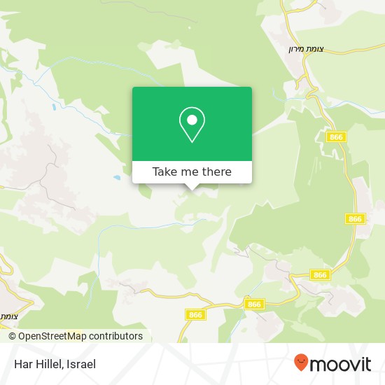 Har Hillel map