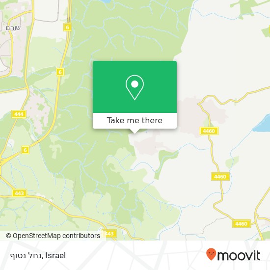 נחל נטוף map