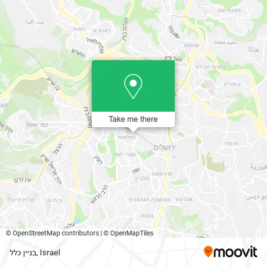 Карта בניין כלל