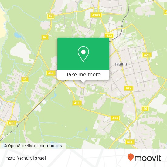ישראל טפר map