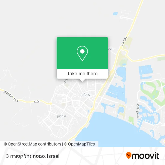 Карта סמטת נחל קטורה 3
